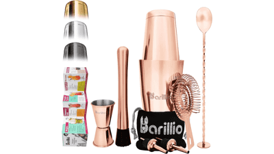 Copper Boston Shaker Cocktail Shaker Set