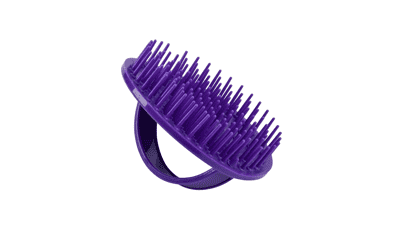 Denman Purple Scalp Massager and Detangling Hair Brush