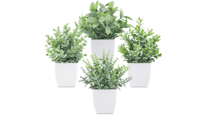 Der Rose 4 Packs Fake Plants