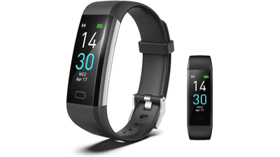 Fitness Tracker with Blood Pressure Heart Rate Blood Oxygen Monitor