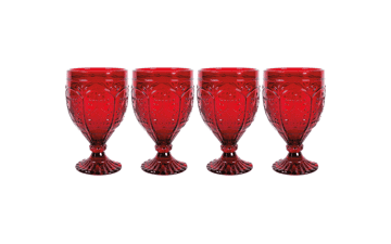 Fitz and Floyd Trestle Glassware Goblets