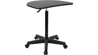 Flash Furniture Eve Black Sit to Stand Desk