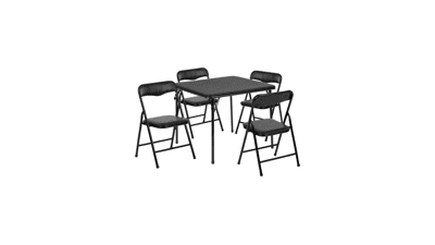 Flash Furniture Mindy Kids 5-Piece Folding Table and Chairs Set