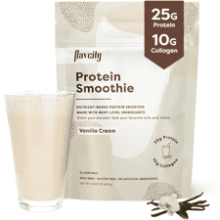 FlavCity Protein Powder Smoothie, Vanilla