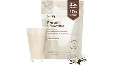 FlavCity Protein Powder Smoothie, Vanilla