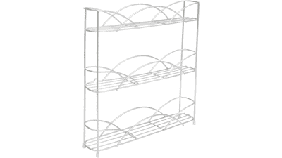 Freestanding Countertop or Wall Mount 3-Tier Spice Rack Organizer