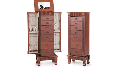 Giantex Standing Jewelry Armoire