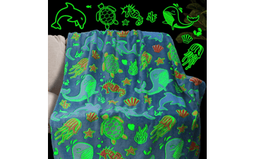 Glow in The Dark Throw Blanket