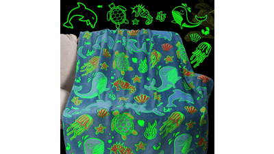 Glow in The Dark Throw Blanket