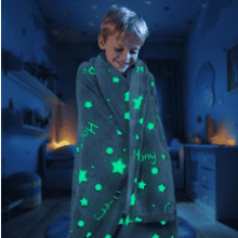 Glow in The Dark Throw Blanket