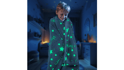 Glow in The Dark Throw Blanket