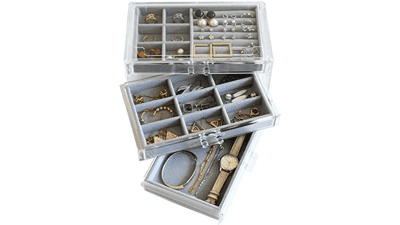 HerFav Acrylic Jewelry Box