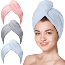 Hicober Microfiber Hair Towel