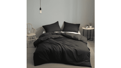 Houseri Black Comforter Set King