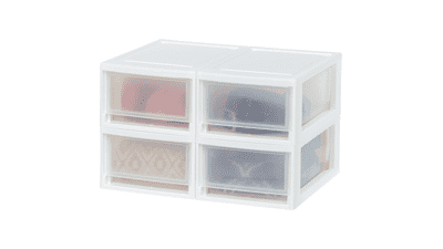 IRIS USA 6 Qt. Small Plastic Stacking Drawer