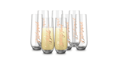 KooK Bridesmaid Wine Glasses