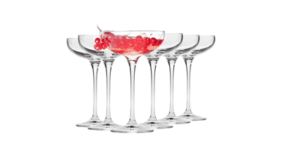 Krosno Champagne Coupe Glasses