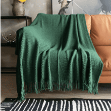 LOMAO Knitted Throw Blanket