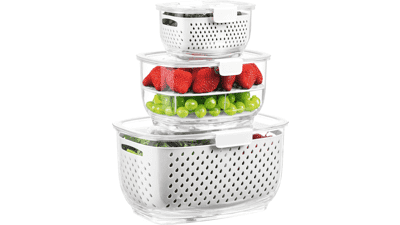 LUXEAR Fresh Produce Storage Containers
