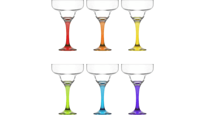 Lav Margarita Glasses Set of 6