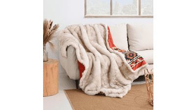 Luxury Plush Faux Fur Throw Blanket