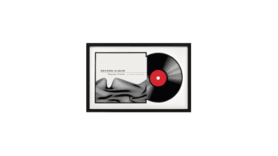 MCS Double Groove Record Album Frame