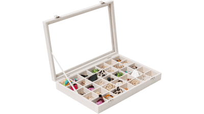 Mebbay 35 Grid Earring Organizer