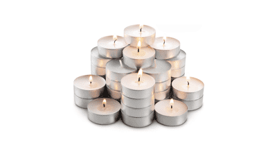 MontoPack Unscented Tea Lights Candles