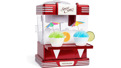 Nostalgia Snow Cone Shaved Ice Machine