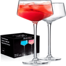 PARACITY Martini Glasses