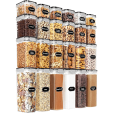 PRAKI Airtight Food Storage Containers Set