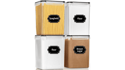 PRAKI Large Airtight Food Storage Containers