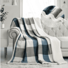 PU MEI Sherpa Fleece Throw Blanket