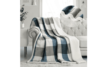 PU MEI Sherpa Fleece Throw Blanket