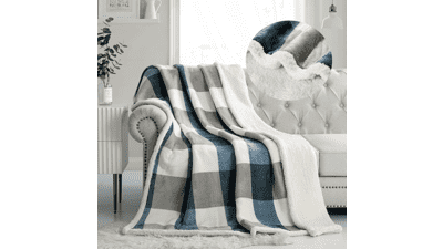 PU MEI Sherpa Fleece Throw Blanket