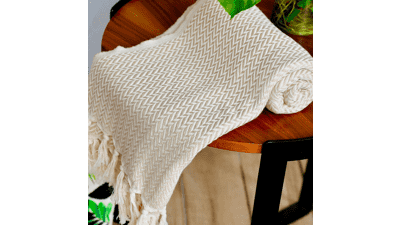 Peshtemania Premium Cotton Throw Blanket