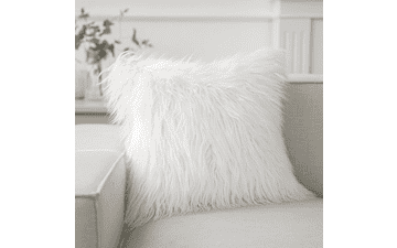 Phantoscope Faux Fur Pillow Cover