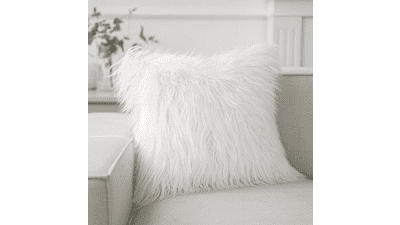 Phantoscope Faux Fur Pillow Cover