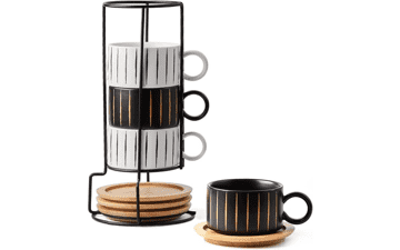Porcelain Espresso Cup Set