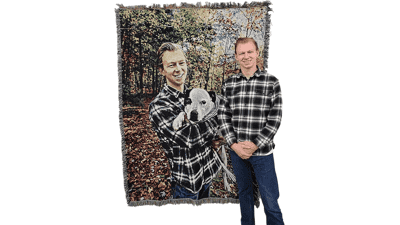 Pure Country Weavers Personalized Woven Photo Blanket