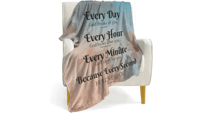 QETXVI Bible Verse Blanket