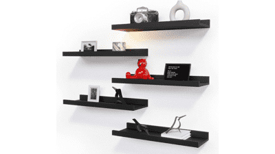 RICHER HOUSE 5 Set Floating Wall Mounted Shelves