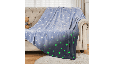 SOCHOW Glow in The Dark Throw Blanket