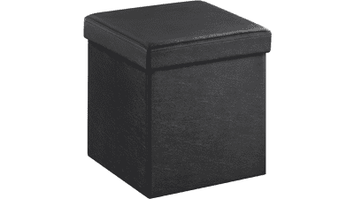 SONGMICS 15 Inches Ottoman with Storage