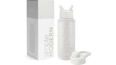 Simple Modern Water Bottle with Straw and Chug Lid