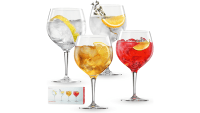 Special Gin and Tonic Glasses Set of 4