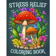 Stress Relief Adult Coloring Book