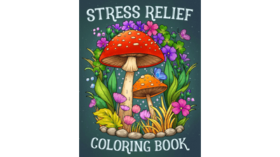 Stress Relief Adult Coloring Book