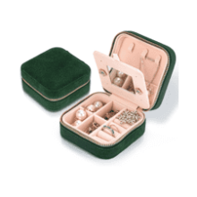 Travel Velvet Jewelry Box