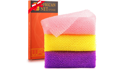 UJFQBH 3 Pieces African Bath Sponge